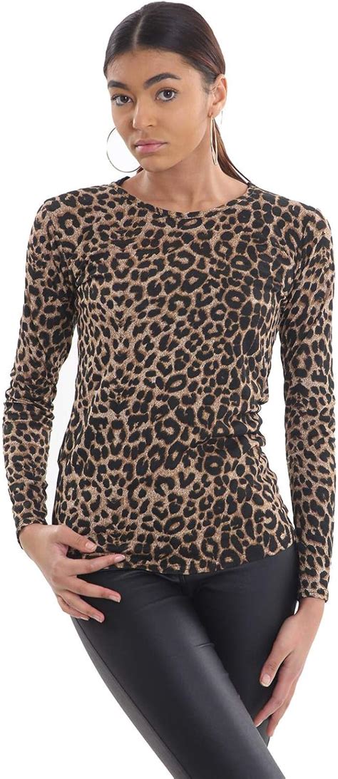 leopard print tops amazon